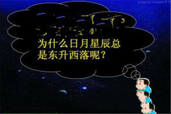 星辰的东升西落